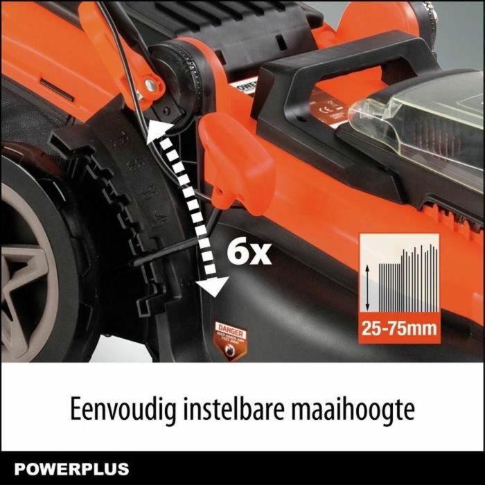 PowerPlus Dual Potencia Batería inferior PODDPGLWS2 - 40 v Cegador de césped, 420 mm Ø, batería y cargador incluidos 3