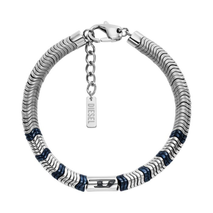 Pulsera Hombre Diesel DX1572931 Plateado Pulsera Hombre Diesel DX1572931 Plateado