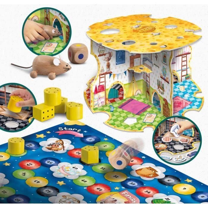 La Casita del Ratón - Juego Montessori - MONTESSORI WOOD - La Casita del Ratón, Juegos de Asociación 1 La Casita del Ratón - Juego Montessori - MONTESSORI WOOD - La Casita del Ratón, Juegos de Asociación 1