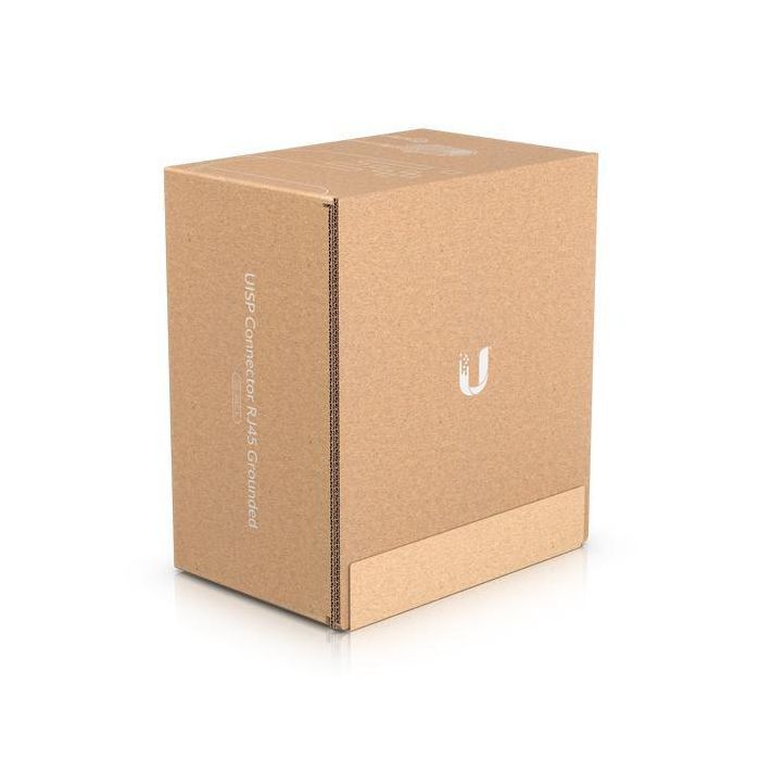 Ubiquiti Conector de Protección contra Sobretensiones RJ45 Blindado para Cables Ethernet UISP (Pro/Carrier) con Gancho para Hilo de Drenaje 7