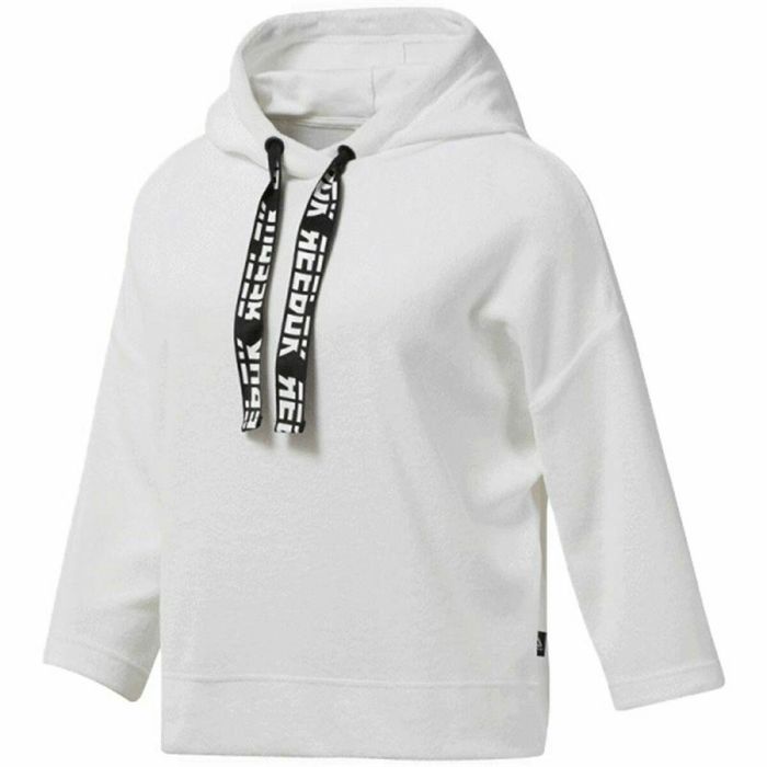 Sudadera con Capucha Mujer Reebok Wor Blanco XS 0 Sudadera con Capucha Mujer Reebok Wor Blanco XS 0