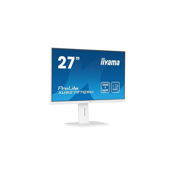 Iiyama Monitor 27" QHD IPS 100Hz XUB2797QSU-W2 con 1xHDMI, 1xDisplayPort, 2xUSB 3.2 y 300 cd/m² 2