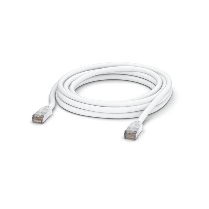 Ubiquiti UACC-CABLE-PATCH-OUTDOOR-5M-W Patchkabel de Red Exterior Cat5e 5 m, Blanco, RJ-45