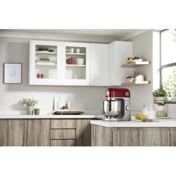 Kenwood Kmx750Rd Batidora amasadora, 1000W, Bol 5L, Color Rojo 3