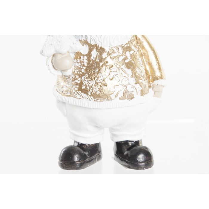 DKD Home Decor Figura de Navidad Moderna Santa Resina Dorado 13.5 cm Alto (6x13.5x8 cm) 2 Unidades 2 DKD Home Decor Figura de Navidad Moderna Santa Resina Dorado 13.5 cm Alto (6x13.5x8 cm) 2 Unidades 2