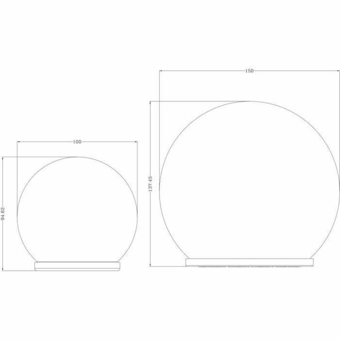 GALIX Esfera solar - Efecto cristal roto - Ø 10 cm 1 GALIX Esfera solar - Efecto cristal roto - Ø 10 cm 1
