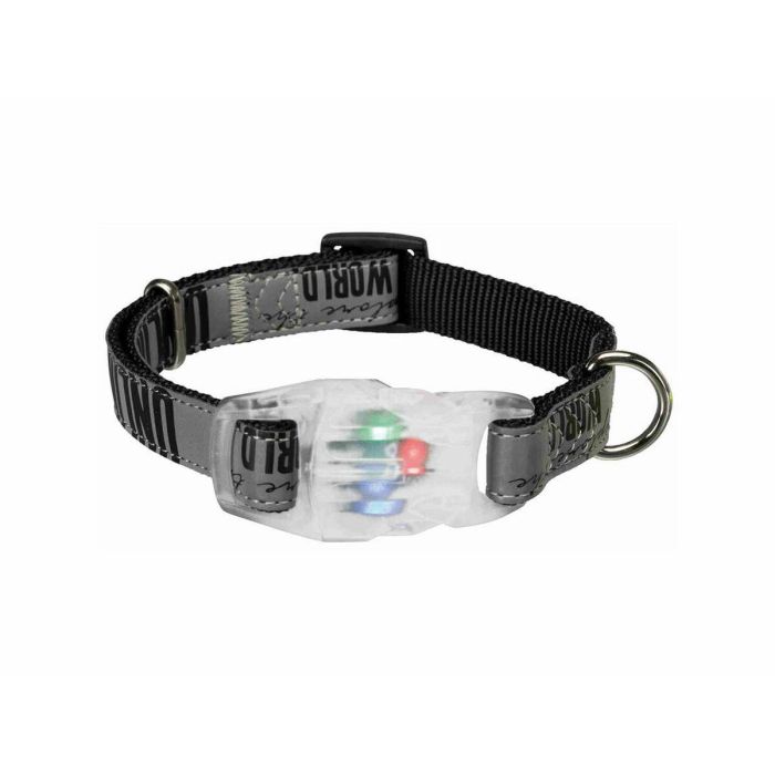 Collar LED para Mascotas Trixie Explore USB Negro M/L 35-55 cm