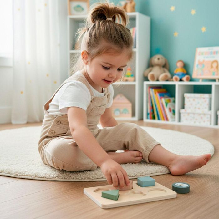 Juego de Madera Woomax 22 x 22 x 6 cm (2 Unidades) 2