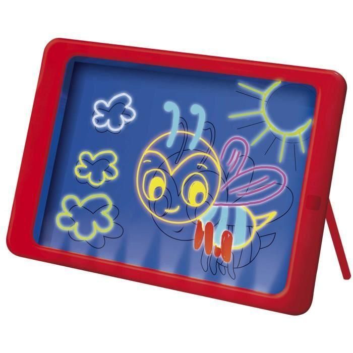 Pizarra luminosa para dibujar y contar - LISCIANI - Incluye marcadores FLUO 1 Pizarra luminosa para dibujar y contar - LISCIANI - Incluye marcadores FLUO 1