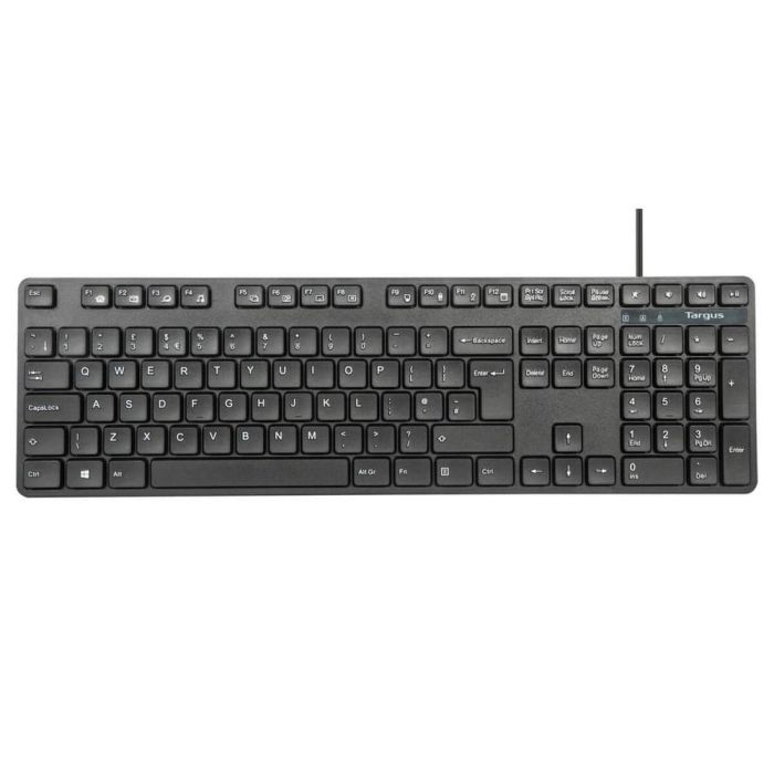 Targus AKM622ES Teclado Alámbrico USB QWERTY Español Negro con Ratón Incluido, Completo Universal 108 Teclas Perfil Bajo 1 Targus AKM622ES Teclado Alámbrico USB QWERTY Español Negro con Ratón Incluido, Completo Universal 108 Teclas Perfil Bajo 1