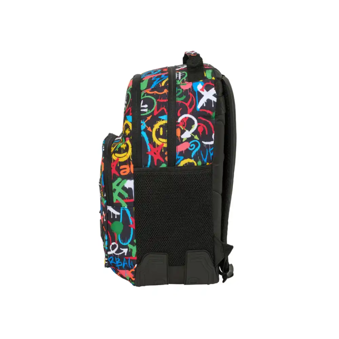 Safta Mochila Doble con Cantoneras Adaptable a Carro Graffiti 420x320x150 mm 2