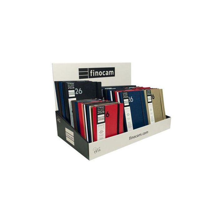 Agenda Anual (2026) Finocam Dynamic Mara Surtido Expositor De 37