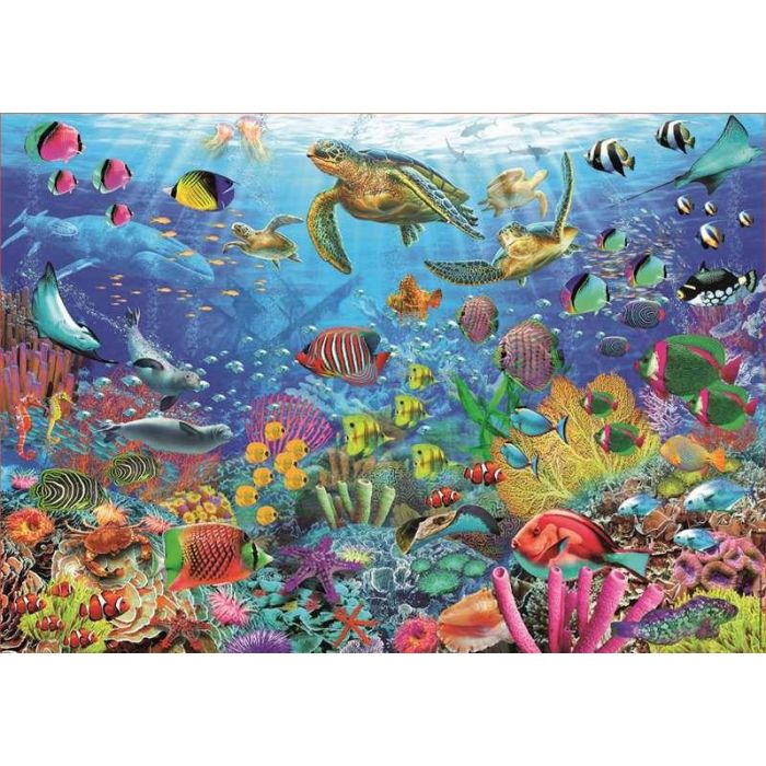 Puzzle 1000 piezas tortugas en el paraíso 12 Puzzle 1000 piezas tortugas en el paraíso 12