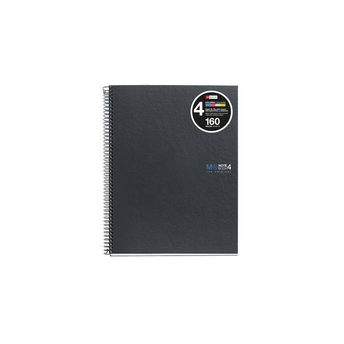 Bloc Miquelrius The Original Notebook 4 Micro.Tapa Dura A5 160H 70G Horizontal Grafito (Set de 5)