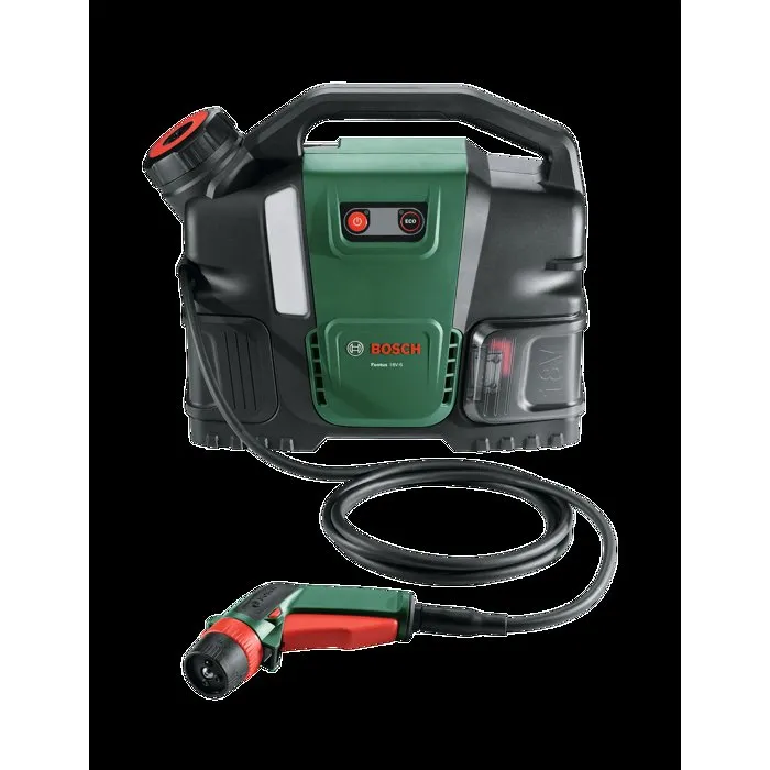Bosch Fontus 18V-6 Bike Cleaner Hidrolimpiadora inalámbrica para bicicletas 18V 20 bar 2.2 l/min Depósito 6 l - AABGS11490