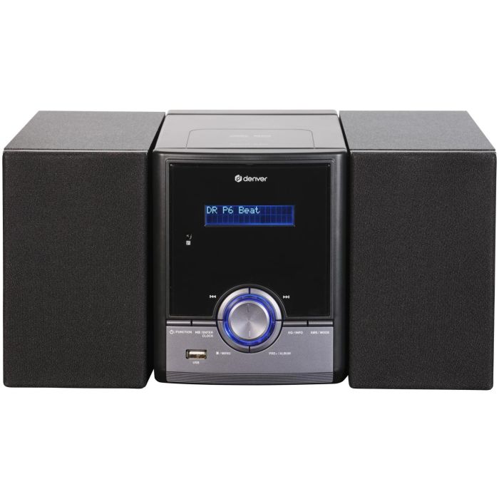 Denver Sistema de Música DAB/FM con Bluetooth, CD-Player y USB