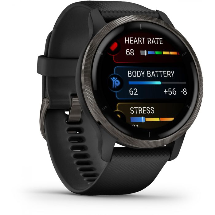 Garmin Venu 2 Smartwatch GPS 45mm, Reloj Inteligente Fitness con Música, Pagos y Monitor de Salud, Color Negro 51 Garmin Venu 2 Smartwatch GPS 45mm, Reloj Inteligente Fitness con Música, Pagos y Monitor de Salud, Color Negro 51