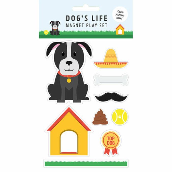 Imanes Magnet & Steel Perro Multicolor Metal 9 Piezas 1 Imanes Magnet & Steel Perro Multicolor Metal 9 Piezas 1