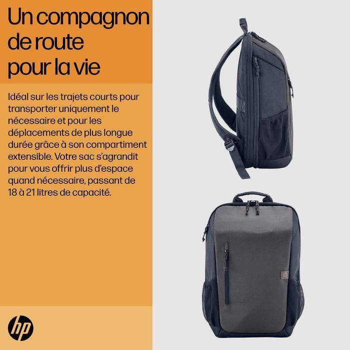HP Mochila para Portátil Travel 18 Litros 15.6 Pulgadas Iron Grey 11