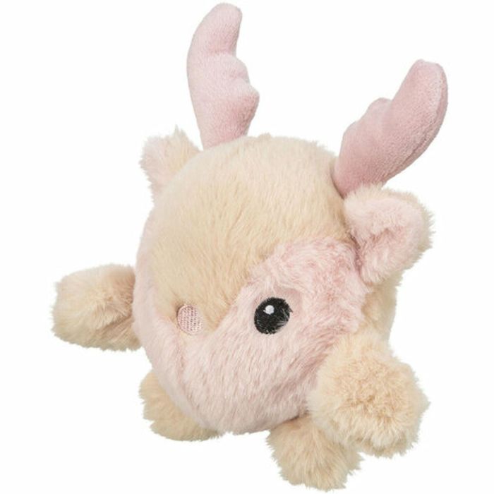 Peluche para perros Trixie Beige Rosa Poliéster Reno de Navidad 18 cm 1