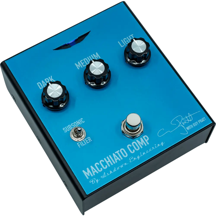 Ashdown Pedal Compresor Macchiato Guy Pratt - Made In UK 1