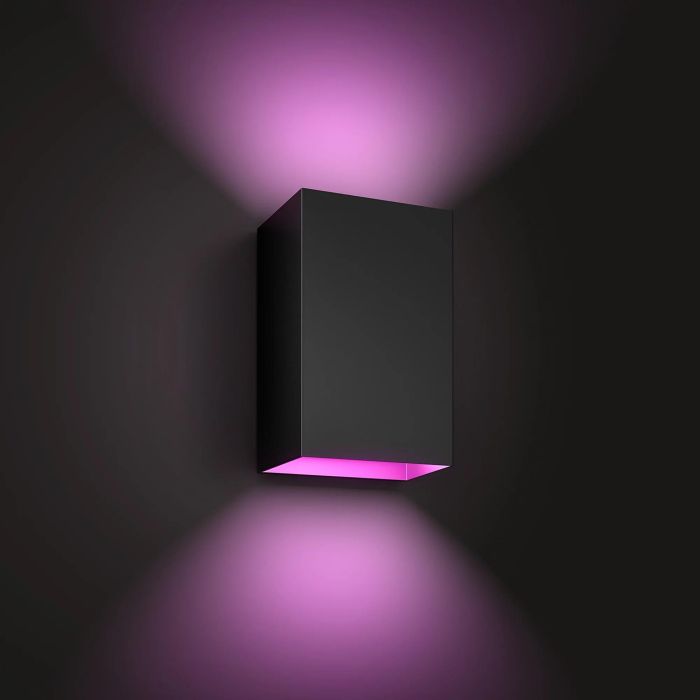 Philips Hue White & Color Ambiance Resonate Wandleuchte Schwarz 1200lm 1