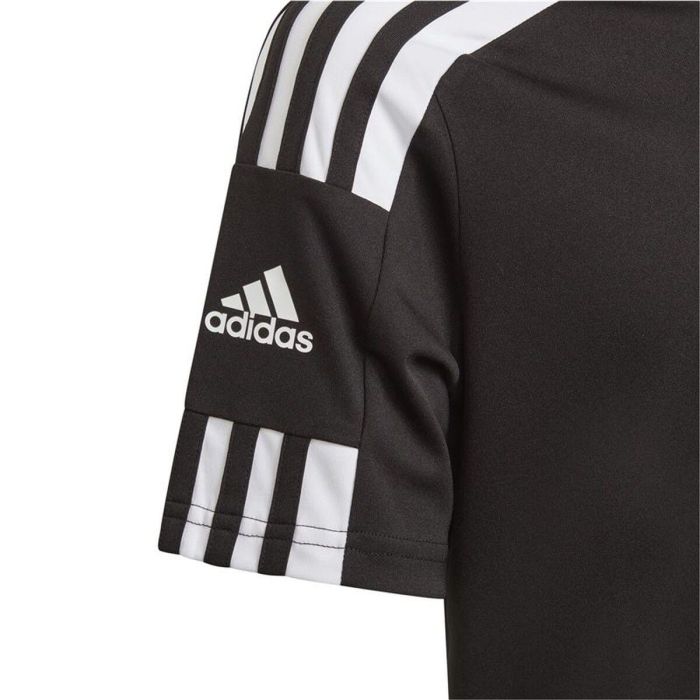 Camiseta de Fútbol de Manga Corta para Niños Adidas Squad 21 Negro M 2