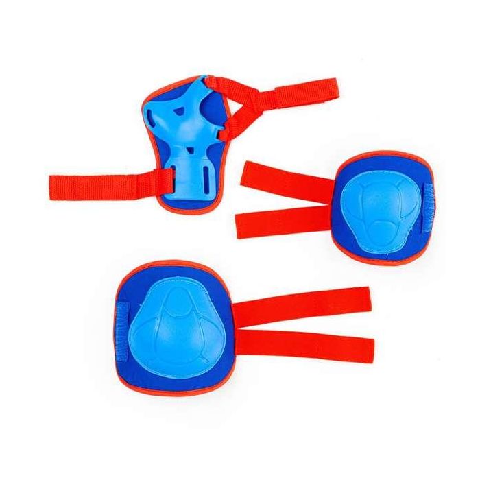 Set de protecciones azul 6 piezas talla m. 4 Set de protecciones azul 6 piezas talla m. 4