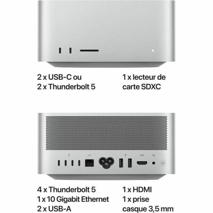 Apple MU973FNA Mac Studio Chip M3 Ultra, 96GB RAM, 1TB SSD, 28 núcleos CPU, 60 núcleos GPU 2025 2 Apple MU973FNA Mac Studio Chip M3 Ultra, 96GB RAM, 1TB SSD, 28 núcleos CPU, 60 núcleos GPU 2025 2