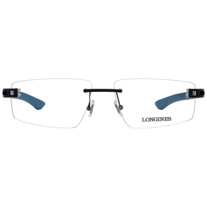 Montura de Gafas Hombre Longines LG5007-H-56002 Negro ø 56 mm 9 Montura de Gafas Hombre Longines LG5007-H-56002 Negro ø 56 mm 9