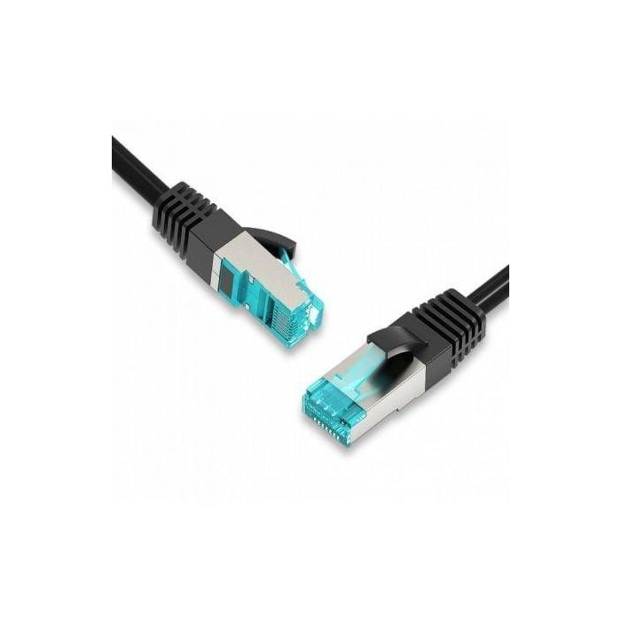 Vention VAP-B05-B800 Cable de Red RJ45 FTP Cat.5e 8m Azul y Negro 26AWG Contactores Dorados 2