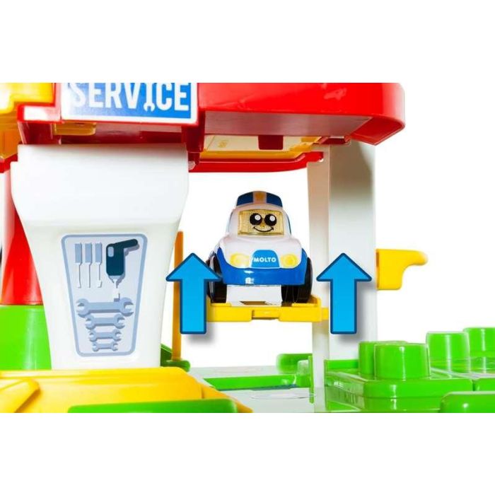 Juego construcción estación de bomberos con coche electrónico, luz y sonido 53x31x31 cms 7 Juego construcción estación de bomberos con coche electrónico, luz y sonido 53x31x31 cms 7