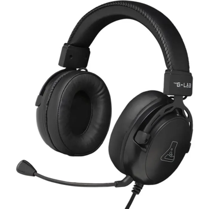The G-Lab THE3760162050615 Auriculares Gaming con Cable KORP TITANIUM Micrófono PC/PS4/Xbox One Negro The G-Lab THE3760162050615 Auriculares Gaming con Cable KORP TITANIUM Micrófono PC/PS4/Xbox One Negro
