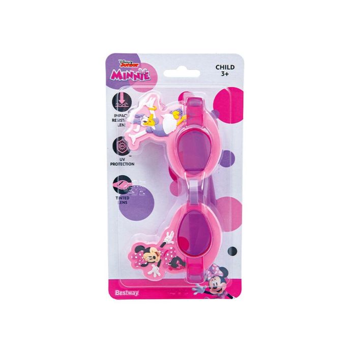 Bestway Gafa Natacion Infantil Correa Silicona Minnie & Friends +3 Años Piscina y Playa 09112 3