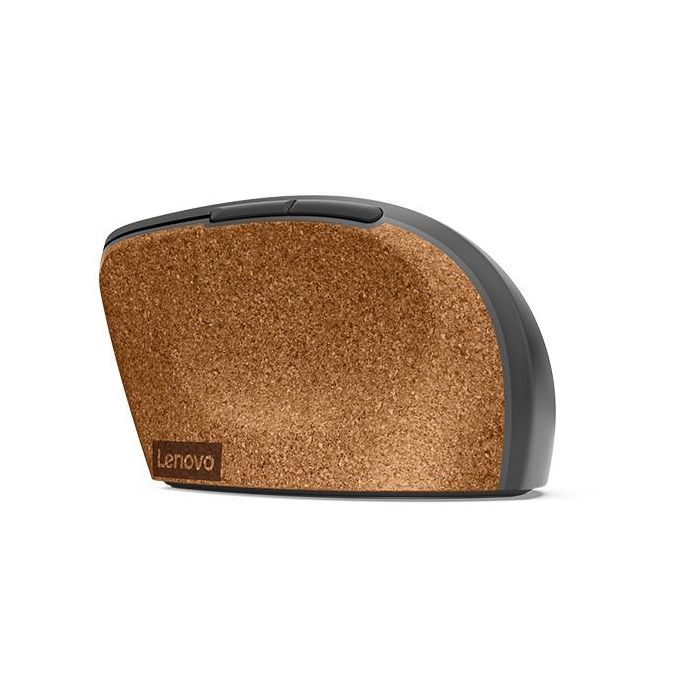Lenovo GO Ratón Vertical Inalámbrico Óptico Ergonómico 2400 DPI Mano Derecha Gris 3 Lenovo GO Ratón Vertical Inalámbrico Óptico Ergonómico 2400 DPI Mano Derecha Gris 3