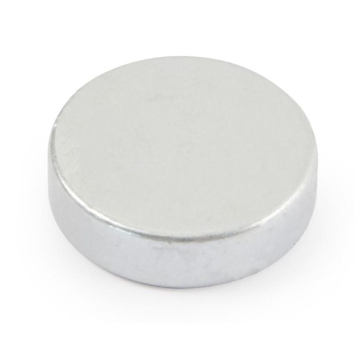 Herrajes Alk Imán Neodimio Disco D12x5mm, Potente Imán Redondo con Fuerza de Sujeción 5.5 Kg para Proyectos, Bricolaje y Oficina