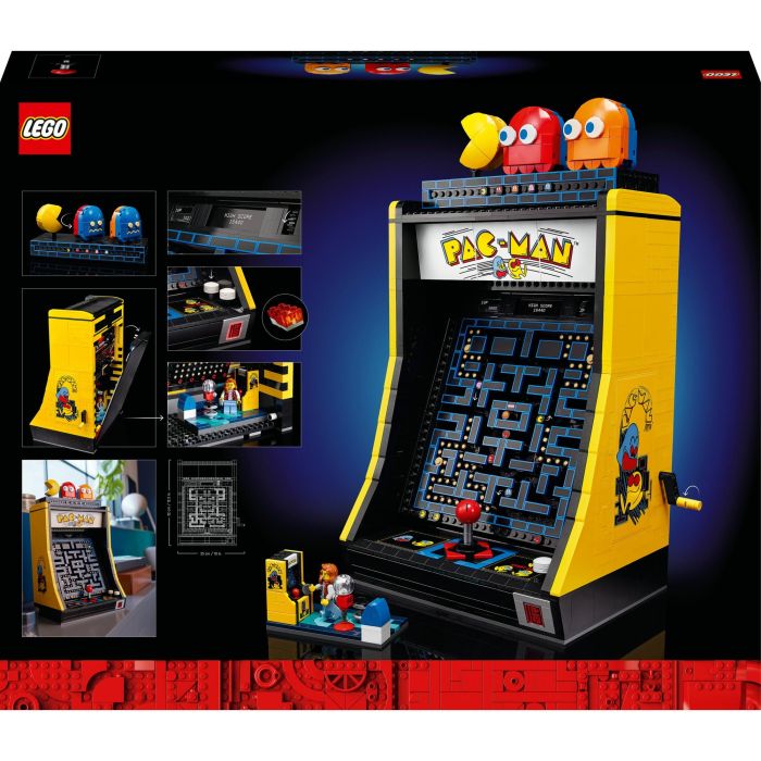 LEGO 10323 Icons PAC-MAN Juego Arcade, Maqueta para Construir para Adultos, Máquina de Juego con Personajes 4