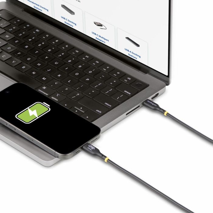 Cable USB Startech USB2EPR4M Negro 6 Cable USB Startech USB2EPR4M Negro 6