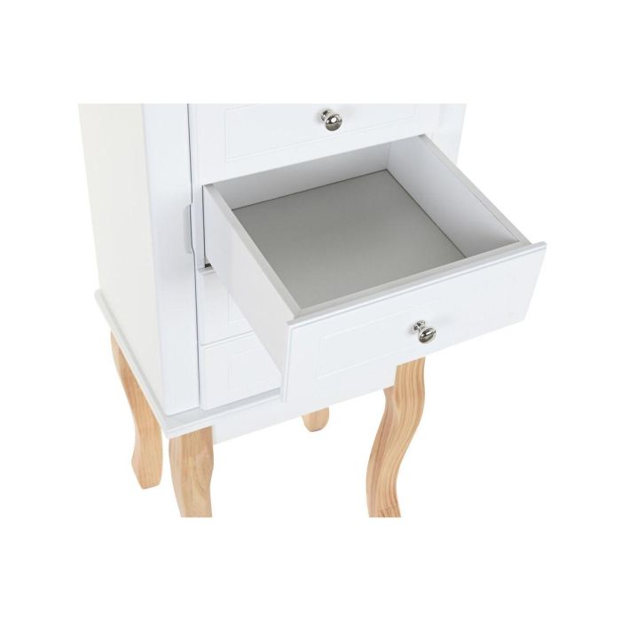 Joyero Romantico DKD Home Decor Blanco Natural 27 x 90 x 37 cm 4 Joyero Romantico DKD Home Decor Blanco Natural 27 x 90 x 37 cm 4