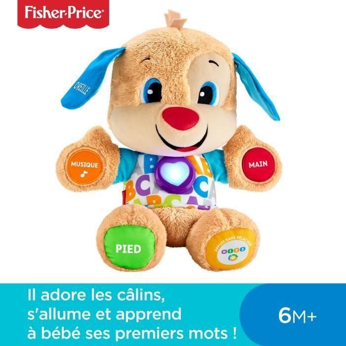 PRECIO DE PESCADOR - Cachorro - Peluche de aprendizaje progresivo - 6 meses y + 1