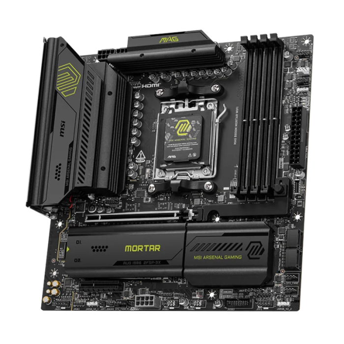 MSI Placa Base MAG B850M MORTAR WiFi, AMD AM5, B850, DDR5 256GB, WiFi 7, BT 5.4, 9USB3.2, Micro ATX - 911-7E61-001 2 MSI Placa Base MAG B850M MORTAR WiFi, AMD AM5, B850, DDR5 256GB, WiFi 7, BT 5.4, 9USB3.2, Micro ATX - 911-7E61-001 2