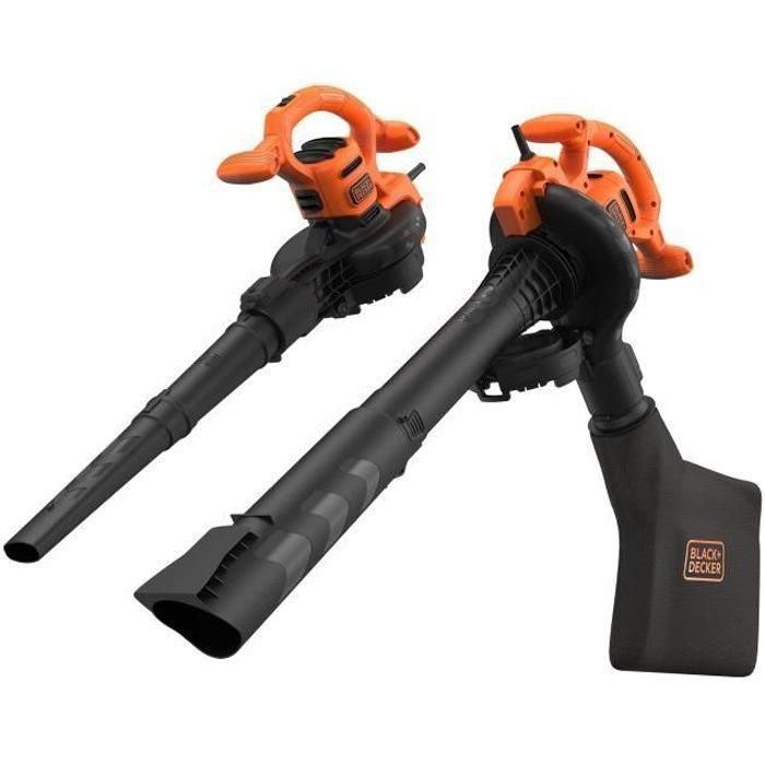 Aspirador Soplador con Cable BLACK+DECKER BEBL260-QS 2600W - Capacidad 40L Volumen de aspiración 11,8m3/min Aspirador Soplador con Cable BLACK+DECKER BEBL260-QS 2600W - Capacidad 40L Volumen de aspiración 11,8m3/min
