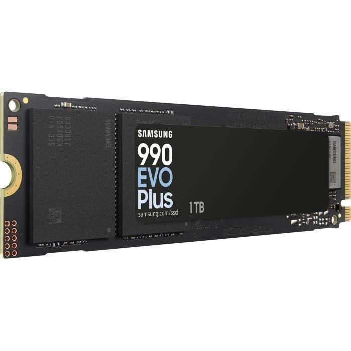 Disco SSD Samsung 990 EVO Plus 1TB/ M.2 2280 PCIe 5.0/ Compatible con PS5 y PC/ Full Capacity 3