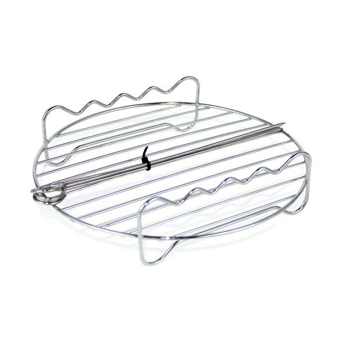Quttin Rejilla Redonda para Airfryer con 3 Pinchos, 19.5x19.5x5 cm 7 Quttin Rejilla Redonda para Airfryer con 3 Pinchos, 19.5x19.5x5 cm 7