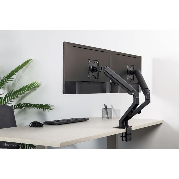 Neomounts FPMA-D650DBLACK Soporte de mesa para 2 monitores, hasta 27", Negro 7