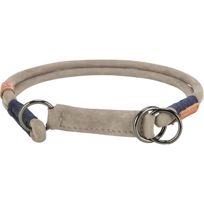TRIXIE BE NORDIC collar semi-estrangulador - Cuero - L50 cm - ø 10 mm - Gris 1 TRIXIE BE NORDIC collar semi-estrangulador - Cuero - L50 cm - ø 10 mm - Gris 1
