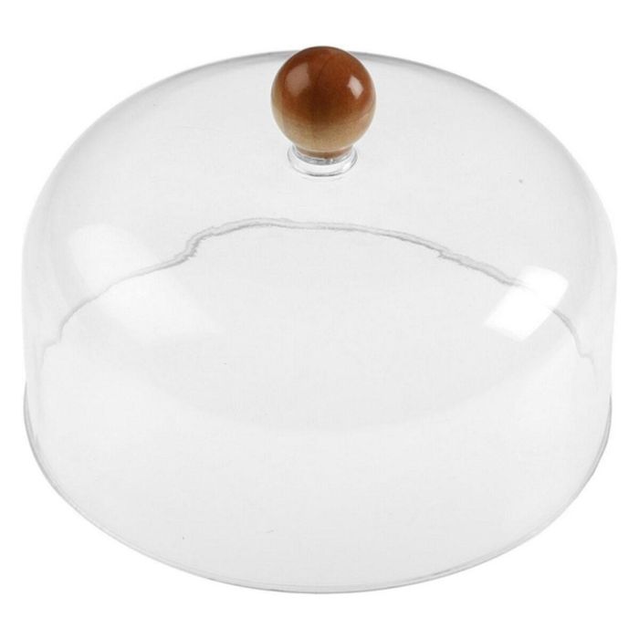 Quesera con Tapa Transparente Versa 10 cm - Bambú y Poliestireno (2 Unidades) 1 Quesera con Tapa Transparente Versa 10 cm - Bambú y Poliestireno (2 Unidades) 1