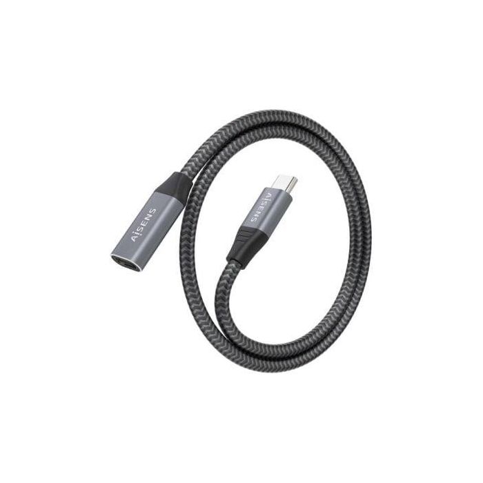 AISENS - CABLE USB 3.2 GEN2x2 ALUMINIO 20GBPS 8K@30HZ 5A 100W, TIPO USB-C/M-USB-C/H, GRIS, 2.0M 1 AISENS - CABLE USB 3.2 GEN2x2 ALUMINIO 20GBPS 8K@30HZ 5A 100W, TIPO USB-C/M-USB-C/H, GRIS, 2.0M 1