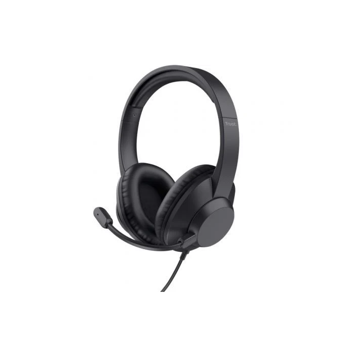 Trust Auriculares Ayda Max USB con Micrófono Negros 25461