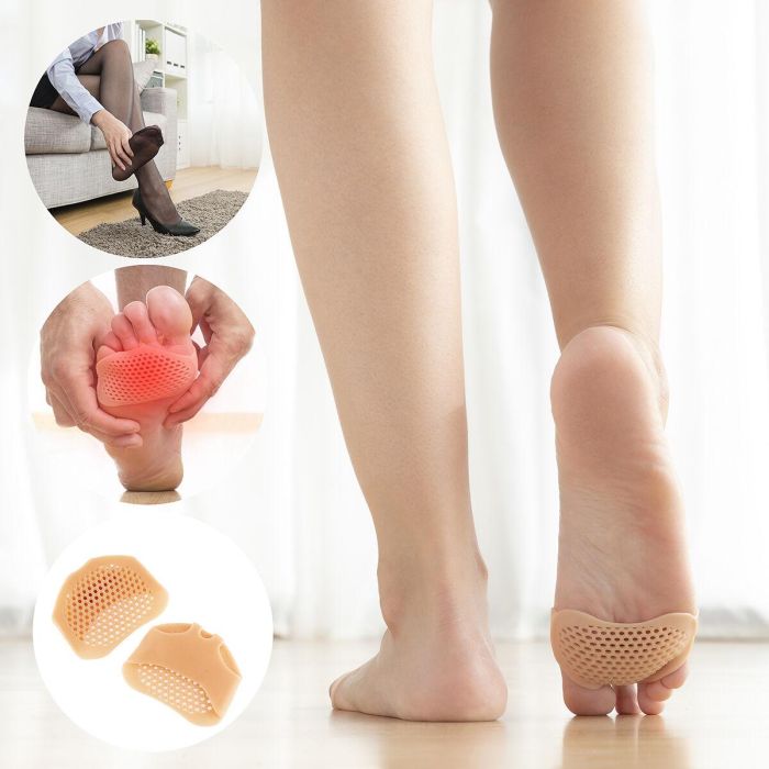 Almohadillas Metatarsianas de Gel de Silicona SilStep InnovaGoods 2 Unidades 7
